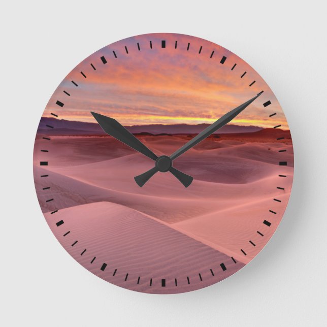 Horloge Ronde Dunes de sable rose, Death Valley, CA (Recto)