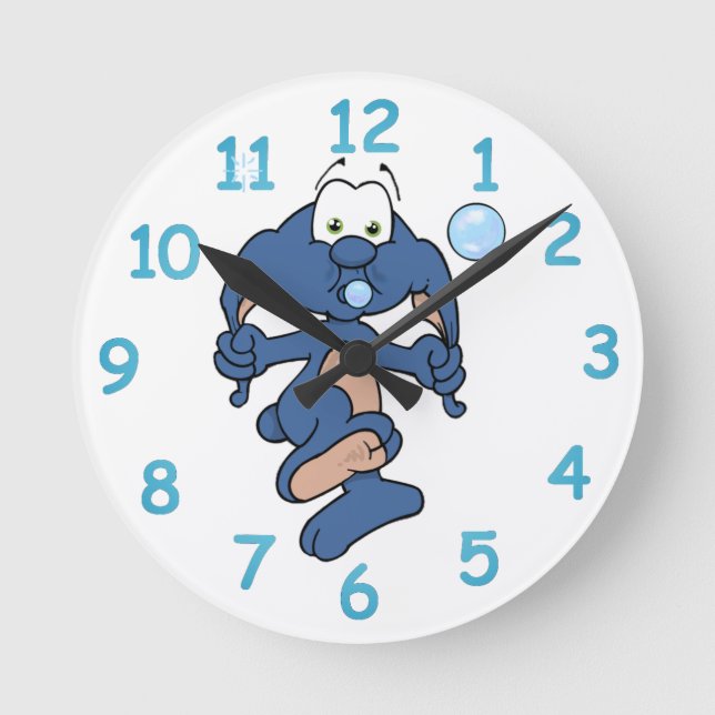 Horloge Ronde Dweeblings 24h/24 (Recto)
