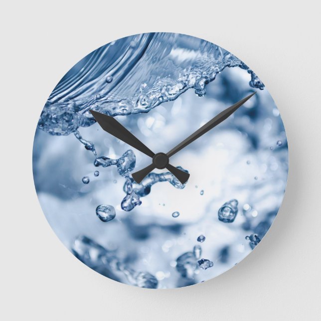 Horloge Ronde Eau clignotante (Recto)