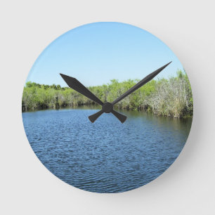 HORLOGE RONDE EAUX DES EVERGLADES