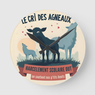 Horloge Ronde Écho Contre l’Oppression - Insigne #BalanceTonTyra