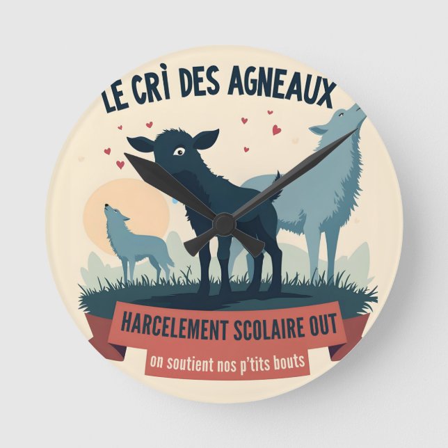 Horloge Ronde Écho Contre l’Oppression - Insigne #BalanceTonTyra (Recto)