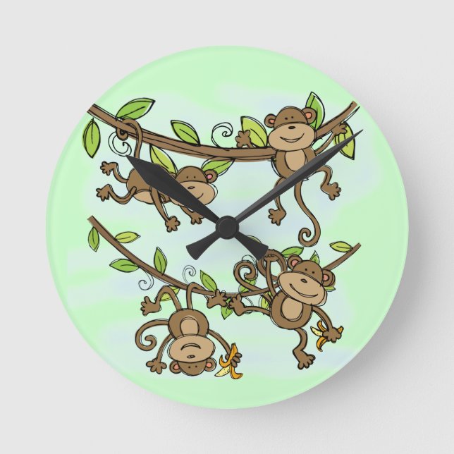 Horloge Ronde Éclat de singe (Recto)
