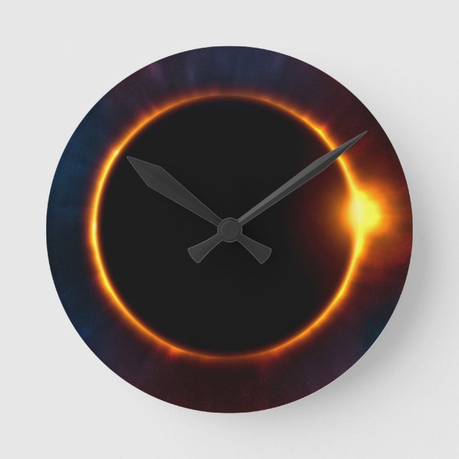 Horloge Ronde Eclipse Moon Sun Twilight (Recto)