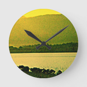 Horloge Ronde Écosse Cairngorm Mountains Art 37319a1 jGibney