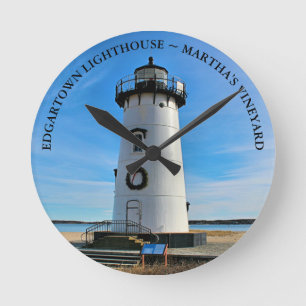 Horloge Ronde Edgartown Lighthouse, Massachusetts Round Clock