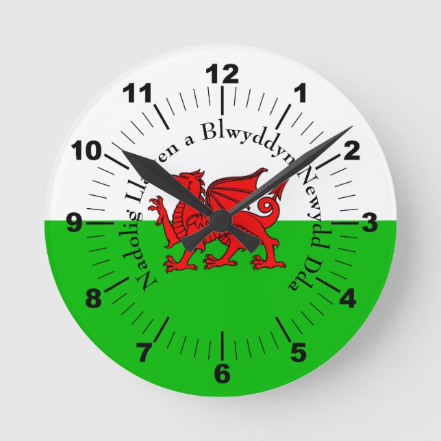 Horloge Ronde Edit Text (Recto)