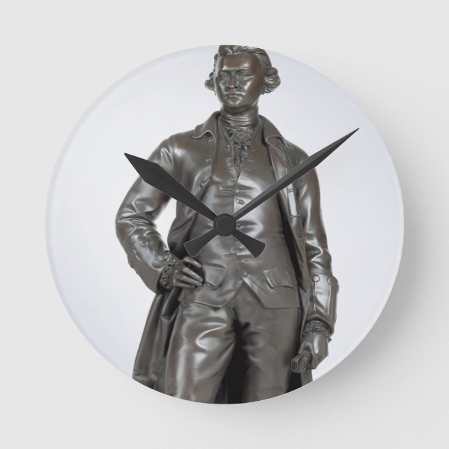 Horloge Ronde Edmund Burke (1729-97) 1865 (bronze) (Recto)