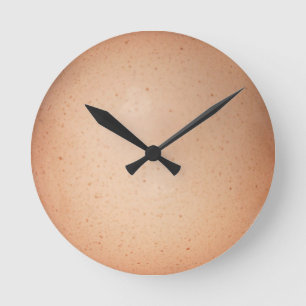Horloge Ronde Egg shell