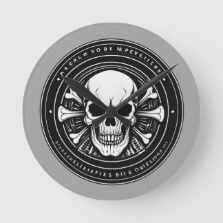 Horloge Ronde Élégance intemporelle : Conception de l'horloge mu