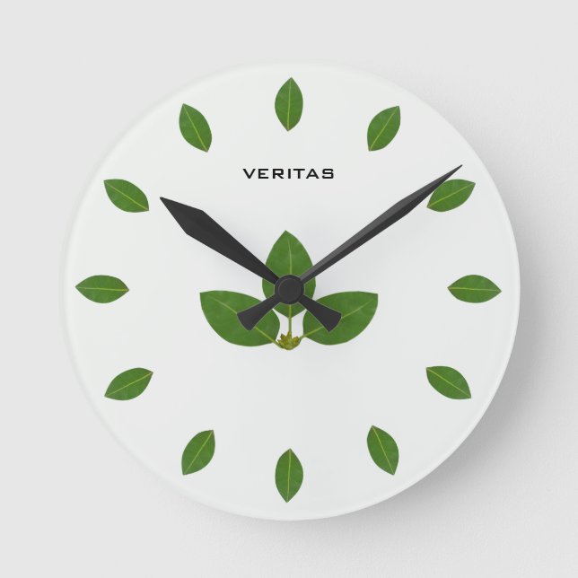Horloge Ronde Elegant Green Bay (Recto)