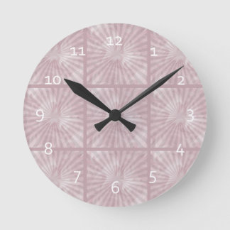 Horloge Ronde Elegant Sunburst