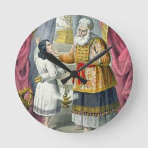Horloge Ronde Eli Questioning Samuel Concernant la vision, de