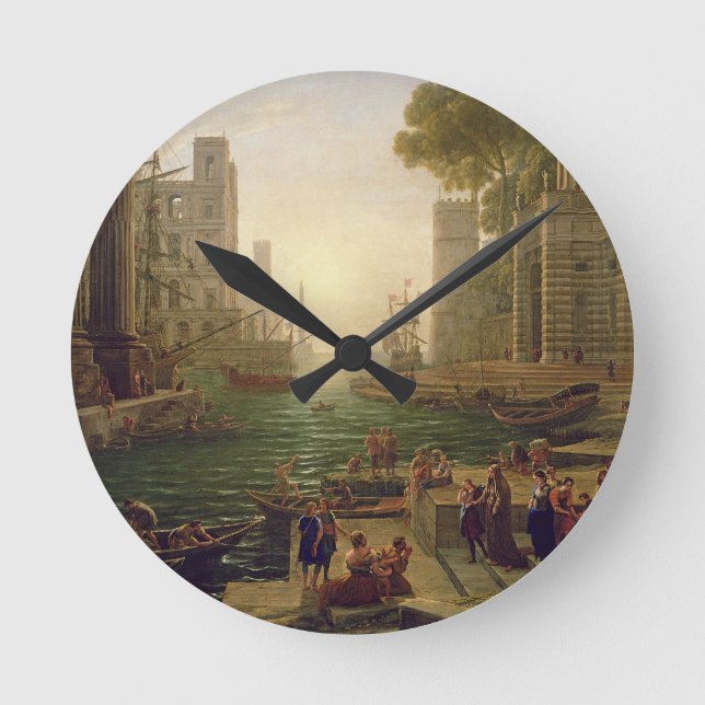 Horloge Ronde Embarquement de St Paula Romana chez Ostia, (Recto)