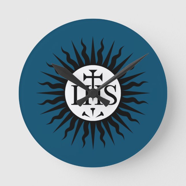 Horloge Ronde Emblème de la Société de Jésus (Recto)