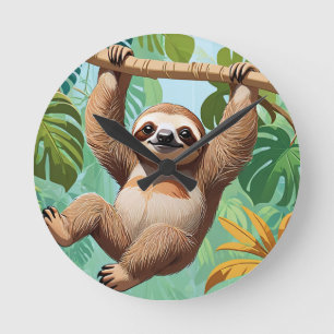 Horloge Ronde Emplacement sur un arbre