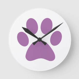 Horloge Ronde Empreinte de patte