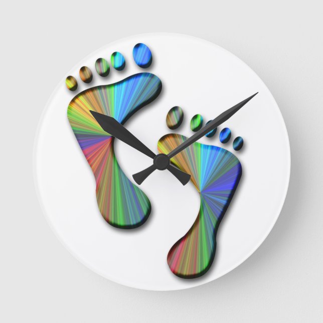 Horloge Ronde Empreinte numérique (Recto)