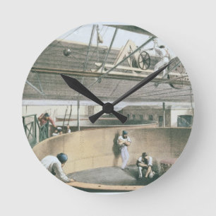 Horloge Ronde En lovant le télégraphe câblez dans les réserv