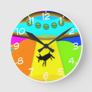 Horloge Ronde Enlèvement Alien
