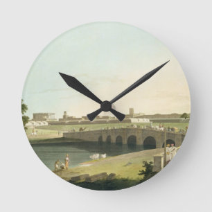 Horloge Ronde Entrée occidentale de fort St George, Madras, pla