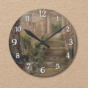Horloge Ronde Escaliers des ruines du château Saint-Cloud