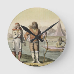 Horloge Ronde Esquimaux à la baie de Hudson, de 'Le Costume