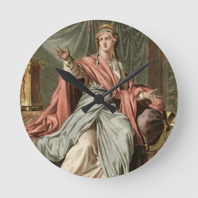 Horloge Ronde Esther, costume pour "Esther" par Jean Racine, de (Recto)
