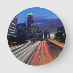 Horloge Ronde États-Unis, Californie, Los Angeles, 110 Freeway