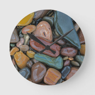 Horloge Ronde États-Unis, Montana, Clark Fork River, Stones