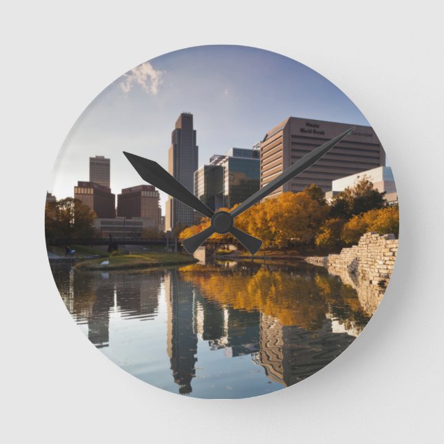 Horloge Ronde États-Unis, Nebraska, Omaha, Gene Leahy Mall, Skyl (Recto)