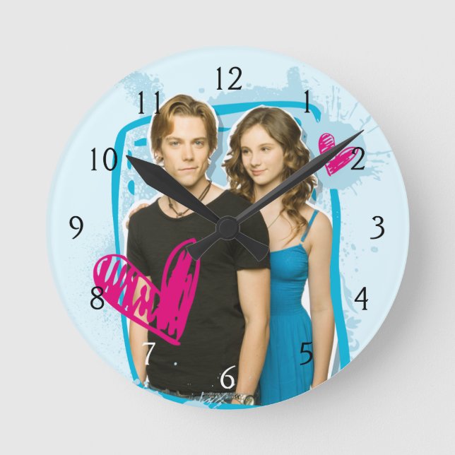 Horloge Ronde Ethan & Tara (Recto)