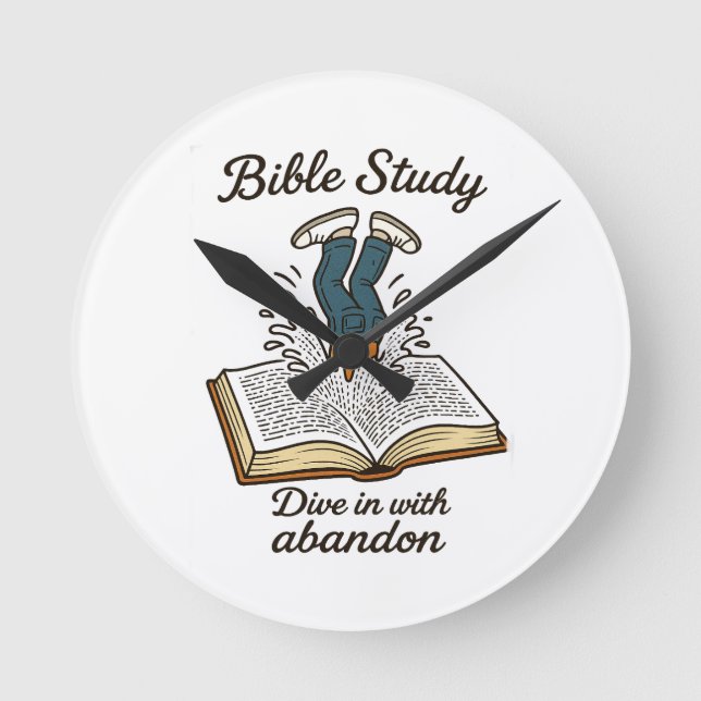 Horloge Ronde Étude biblique (Recto)