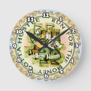 Horloge Ronde Exécuter Pour L'Argent