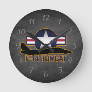 Horloge Ronde F-14 Tomcat