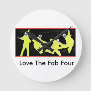 Horloge Ronde Fab Four Love