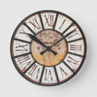 Horloge Ronde FACE vintage DE L'HORLOGE | chiffres romains