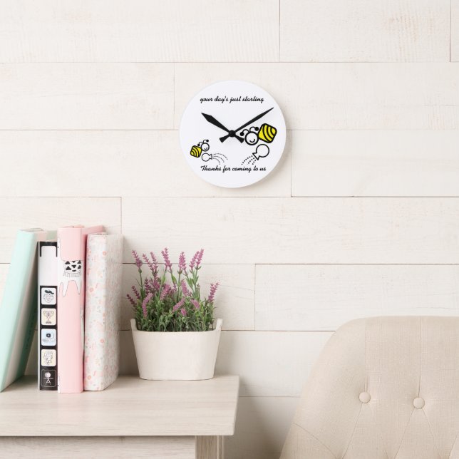 Horloge Ronde famille (Salle de lecture)