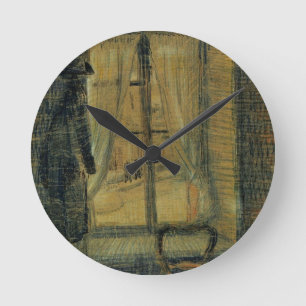 Horloge Ronde Fenêtre du restaurant Le Tambour d'Artois par Vinc
