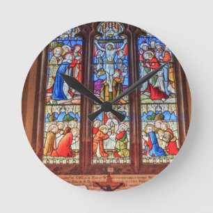 Horloge Ronde Fenêtre en verre teinté