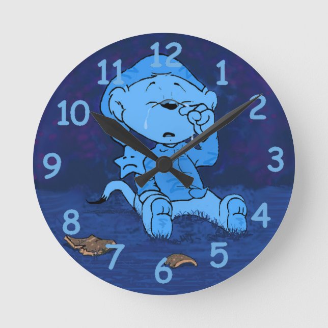 Horloge Ronde Ferald Feeling bleu (Recto)