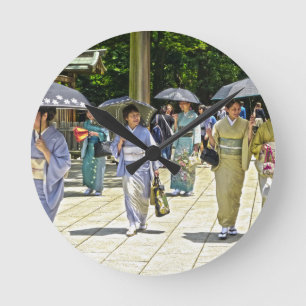 Horloge Ronde Festival japonais du sanctuaire
