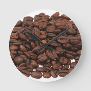 Horloge Ronde Fèves de café