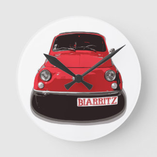 Horloge Ronde Fiat 500 Biarritz