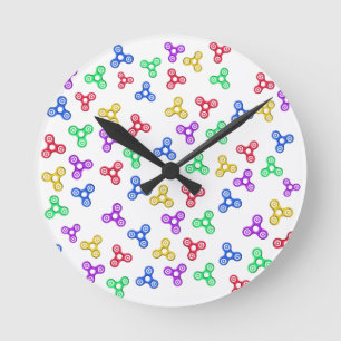 Horloge Ronde Fidget Spinners