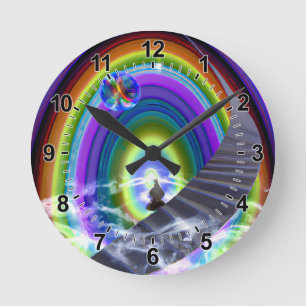 Horloge Ronde Figure de mystère au Stargate interdimensionnel