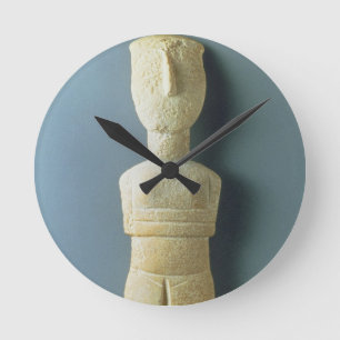 Horloge Ronde Figurine femelle, Cycladic tôt, c.2800-2300 AVANT