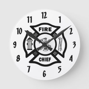 Horloge Ronde Fire Chief  