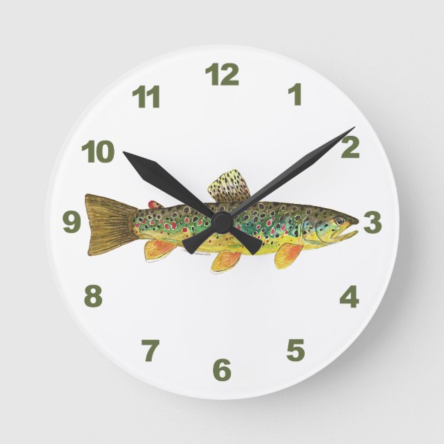 Horloge Ronde Fishing (Recto)