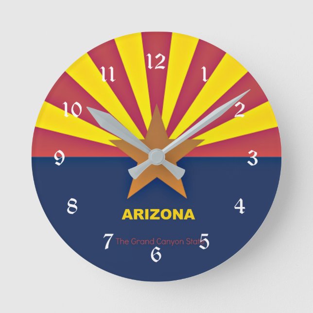 Horloge Ronde Flag of Arizona Watch (Recto)
